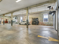 Interior covered parking