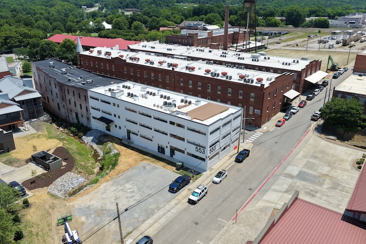 default Davis Building Aerial View